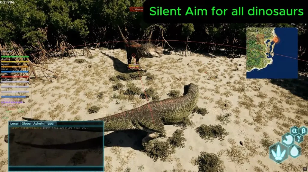 The Isle cheats forum guide — complete visual options breakdown Evrima gameplay screenshot